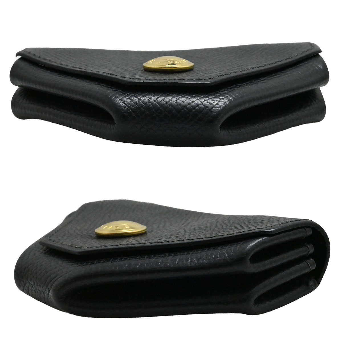 エルメス HERMES ルヴァンキャトル コインケース ヴォーエプソン ブラック C□1999刻印 メンズ レディース  3886