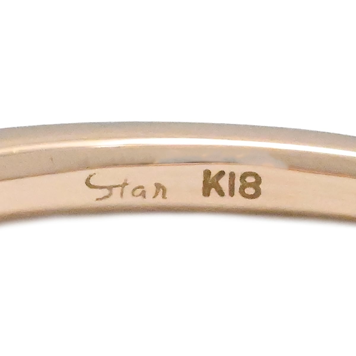 スタージュエリー STAR JEWELRY K18PG ピンクゴールド ダイヤ0.08ct
