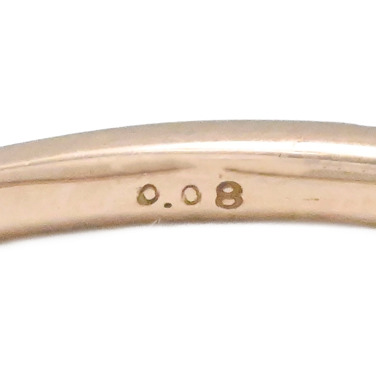 スタージュエリー STAR JEWELRY K18PG ピンクゴールド ダイヤ0.08ct 