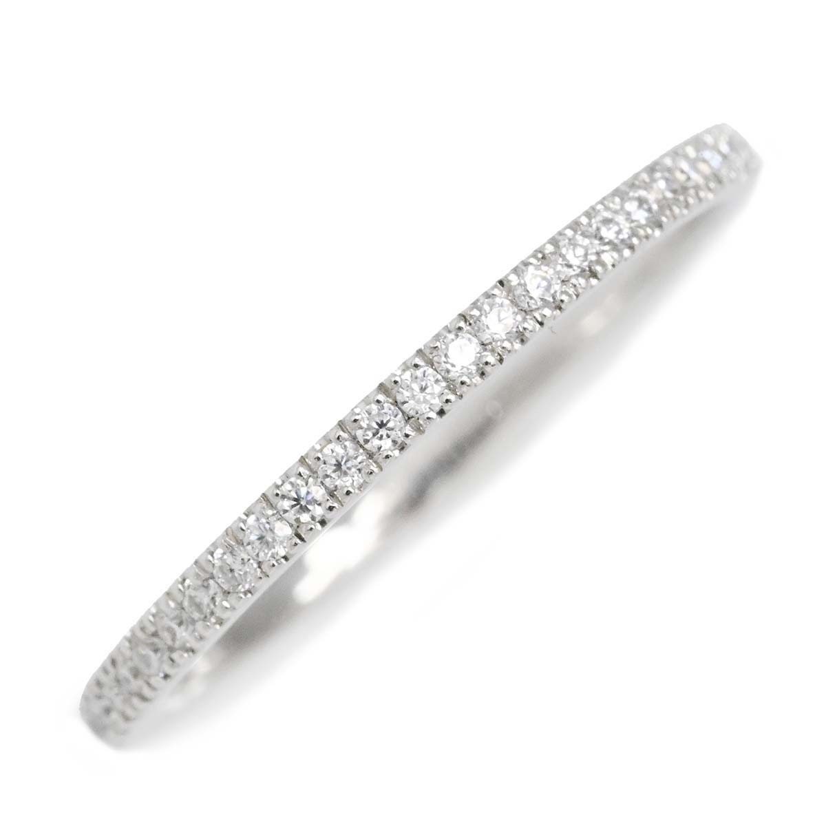 ジプフィー GYPPHY PT950 プラチナ ダイヤ フルエタニティ リング ７号 レディース  3569