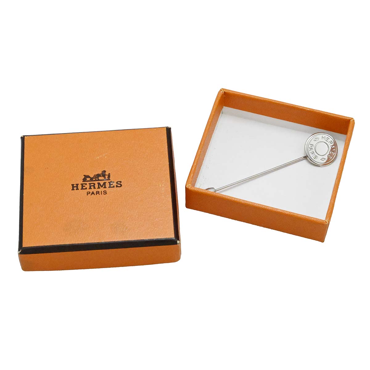 エルメス HERMES セリエ ピンブローチ シルバーカラー  3719
