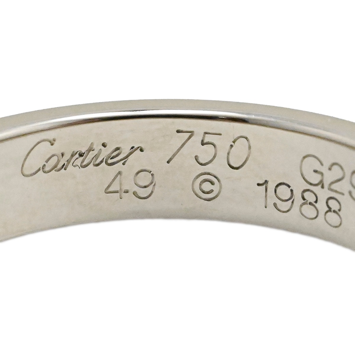 カルティエ CARTIER 750YG PG WG イエローピンクホワイトゴールド スリーカラー トリニティ サイズ51 レディース  2000