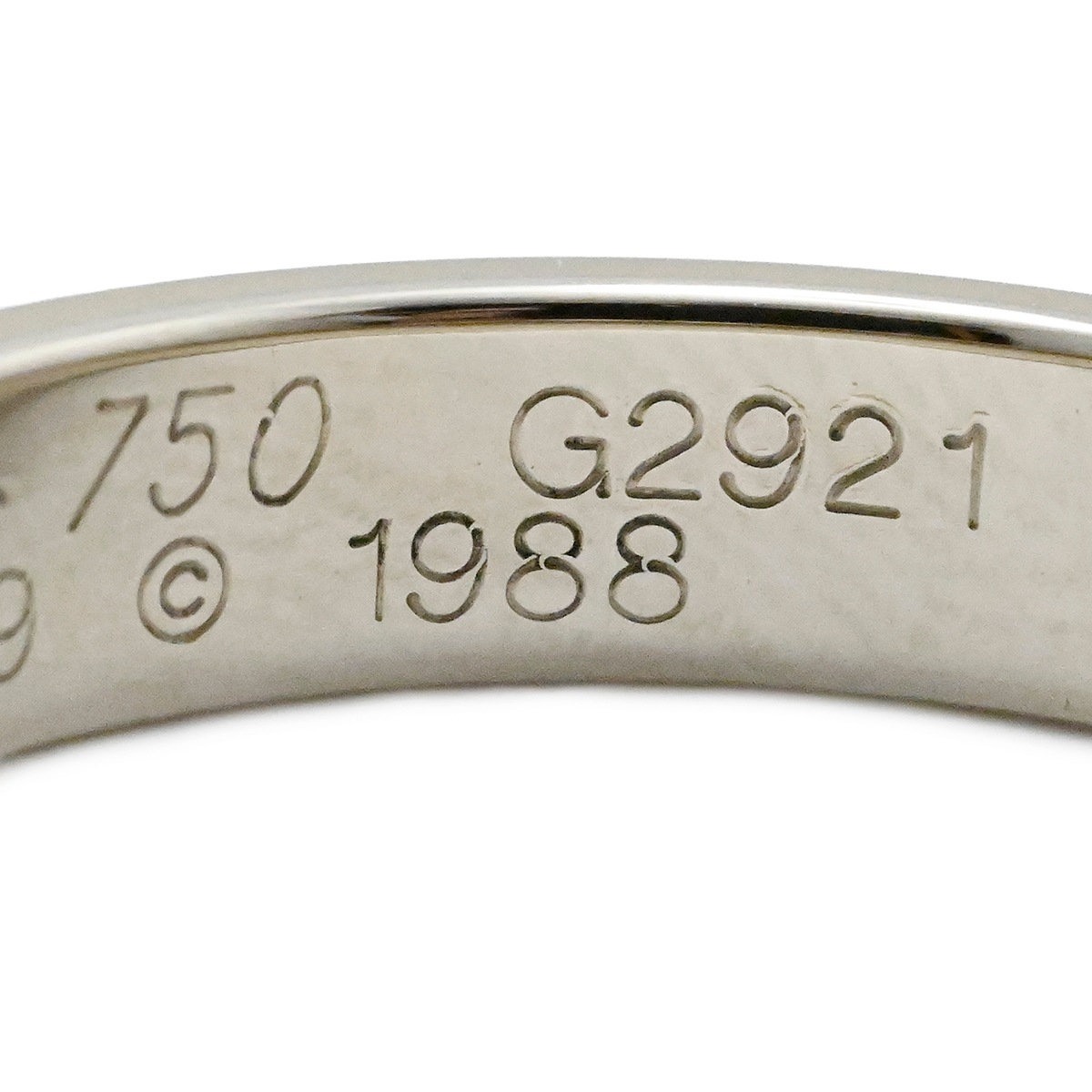 カルティエ CARTIER 750YG PG WG イエローピンクホワイトゴールド スリーカラー トリニティ サイズ51 レディース  2000
