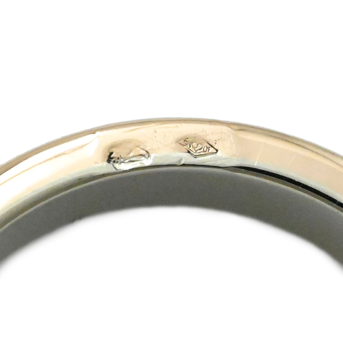 カルティエ CARTIER 750YG PG WG イエローピンクホワイトゴールド スリーカラー トリニティ サイズ51 レディース  2000