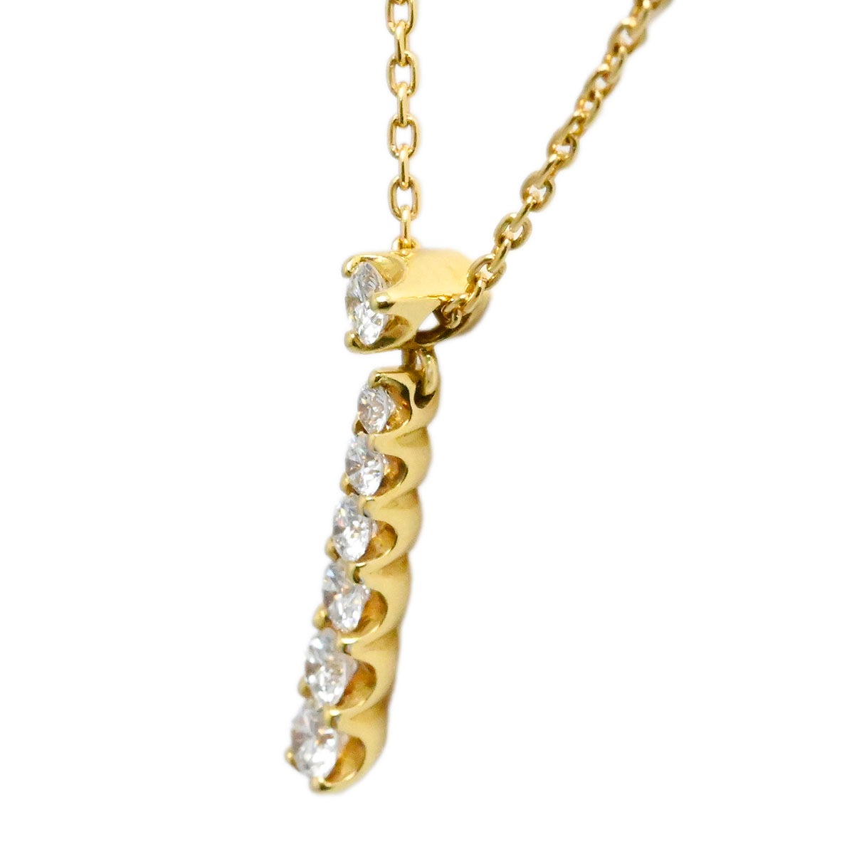 モニッケンダム MONNICKENDAM 750YG K18YG イエローゴールド ダイヤ0.30ct ネックレス レディース  3888