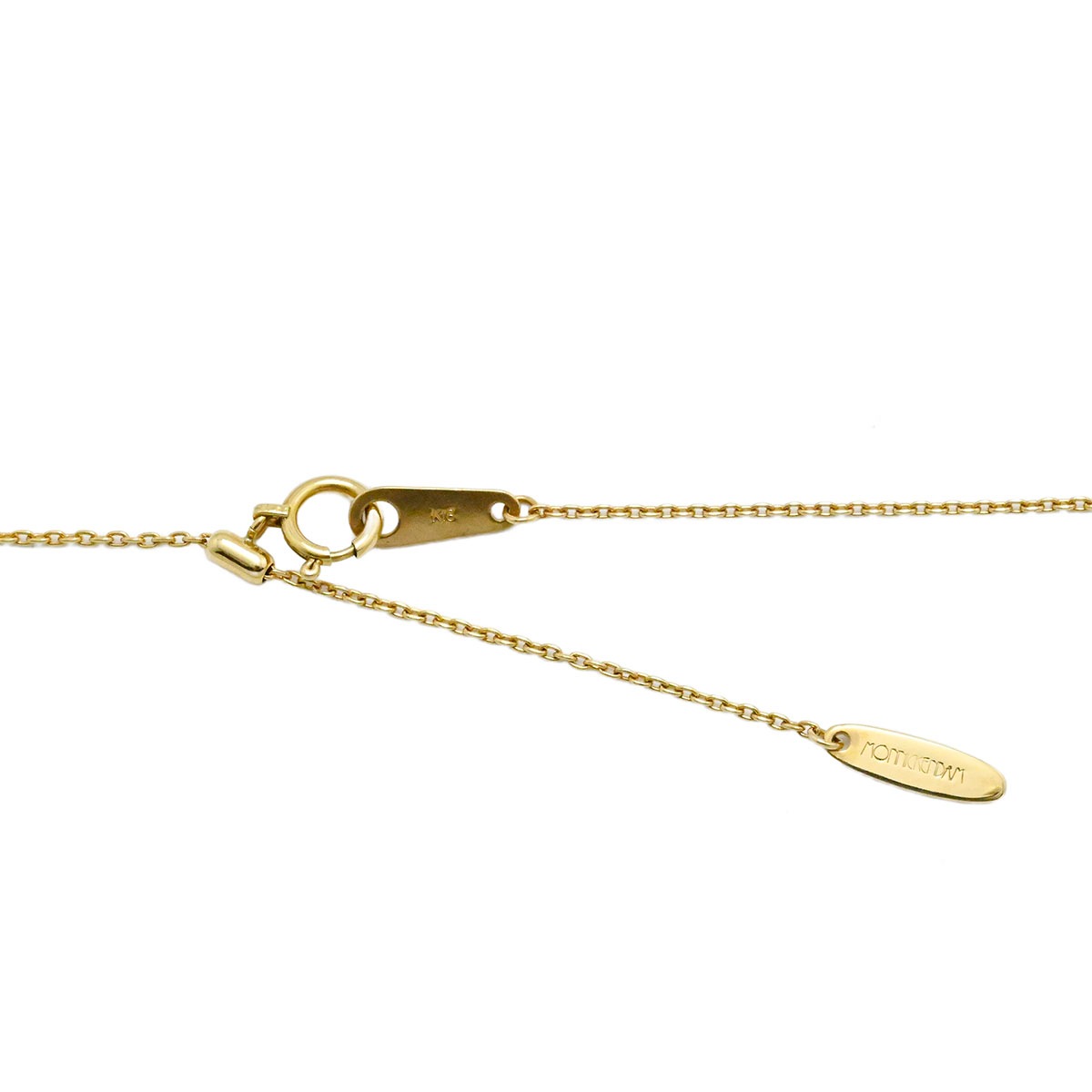 モニッケンダム MONNICKENDAM 750YG K18YG イエローゴールド ダイヤ0.30ct ネックレス レディース  3888