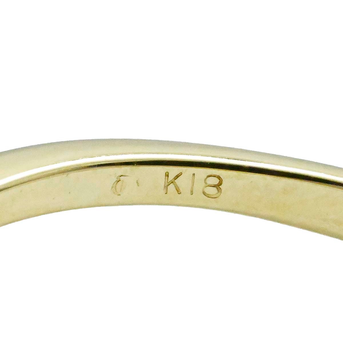 ミキモト MIKIMOTO K18YG イエローゴールド パール ダイヤ リング 12号 レディース  3721