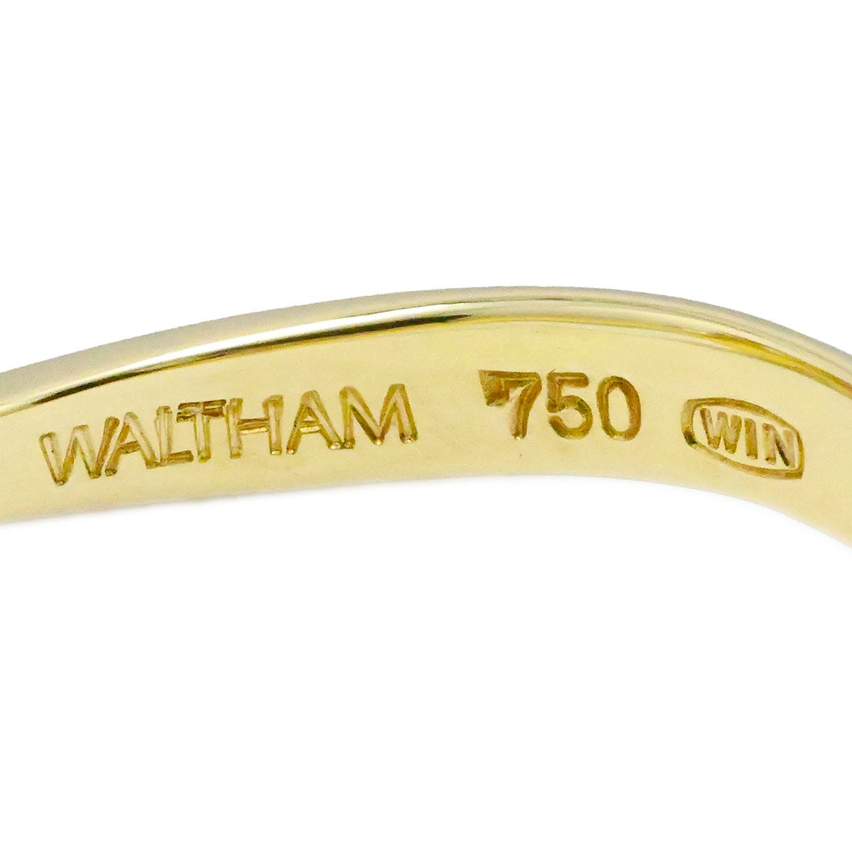 ウォルサム WALTHAM スウィングリング　K18YG イエローゴールド ルビー ダイヤ 指輪 サイズ12.5号 レディース  3858