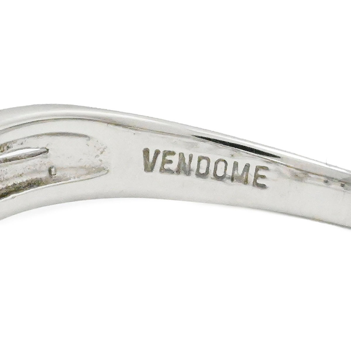 ヴァンドーム V/D Vendome Aoyama Pt950 ダイヤリング 9号 プラチナ レディース  3889