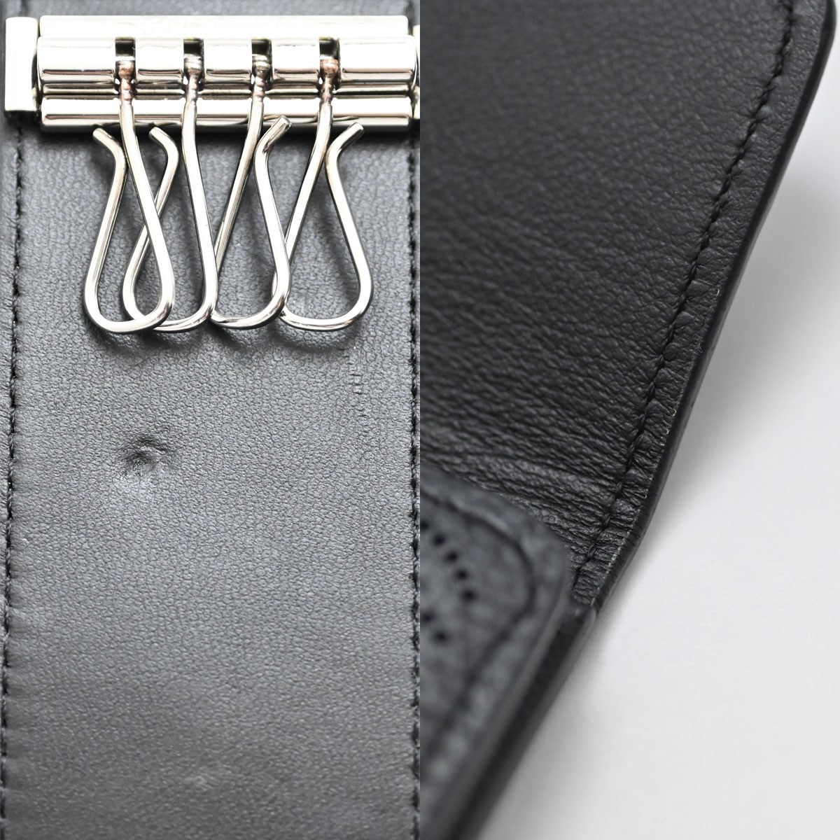 ルイヴィトン LOUIS VUITTON マヒナ ミュルティクレ４ ４連キーケース ノワール レディース メンズ M64054 3529