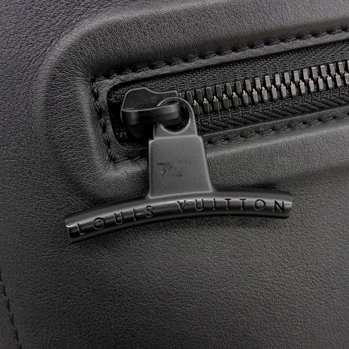 ルイヴィトン LOUIS VUITTON ダークアンフィニティ バックパックPM リュックサック レザー ノワール メンズ M52170 4301