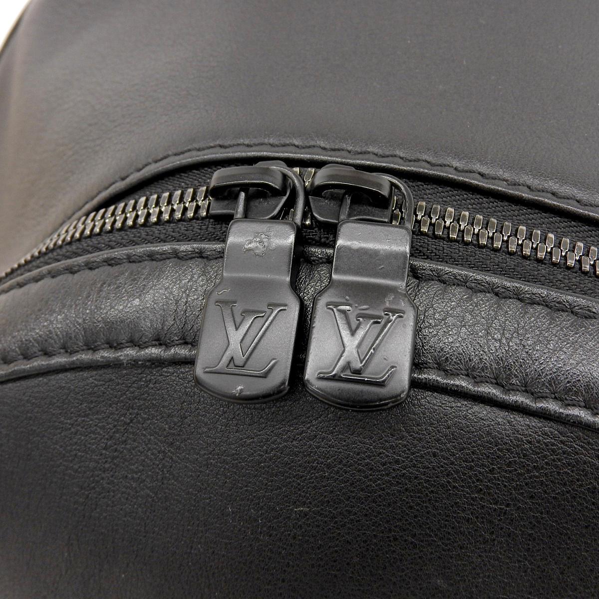 ルイヴィトン LOUIS VUITTON ダークアンフィニティ バックパックPM リュックサック レザー ノワール メンズ M52170 4301