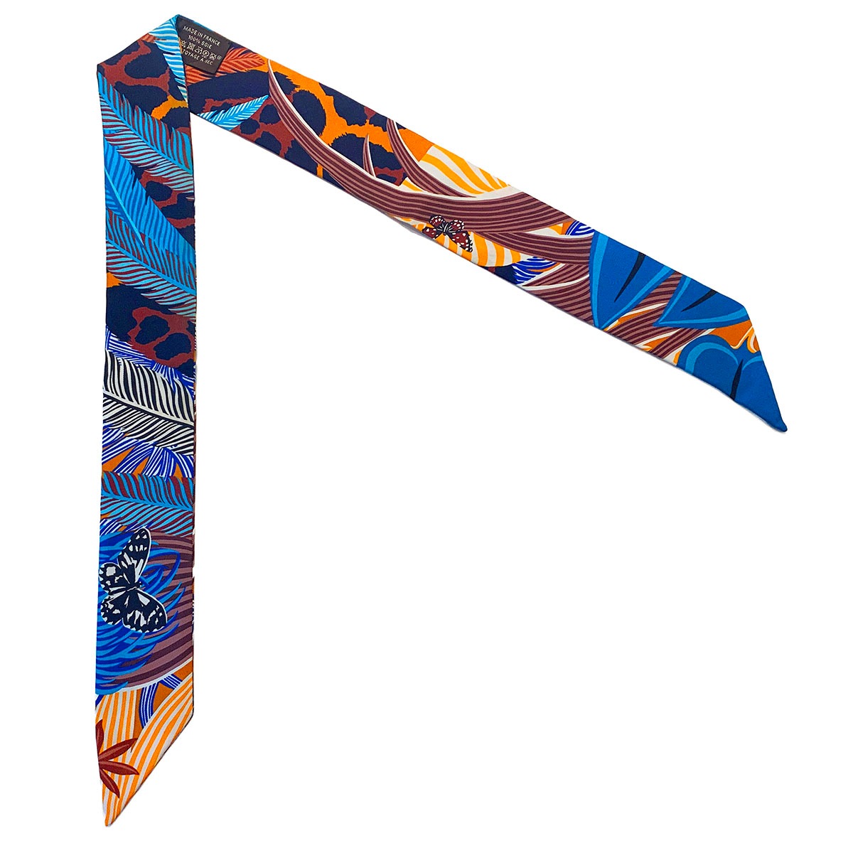 エルメス HERMES ツイリー シルクスカーフ Jaguar Quetzal ジャガー