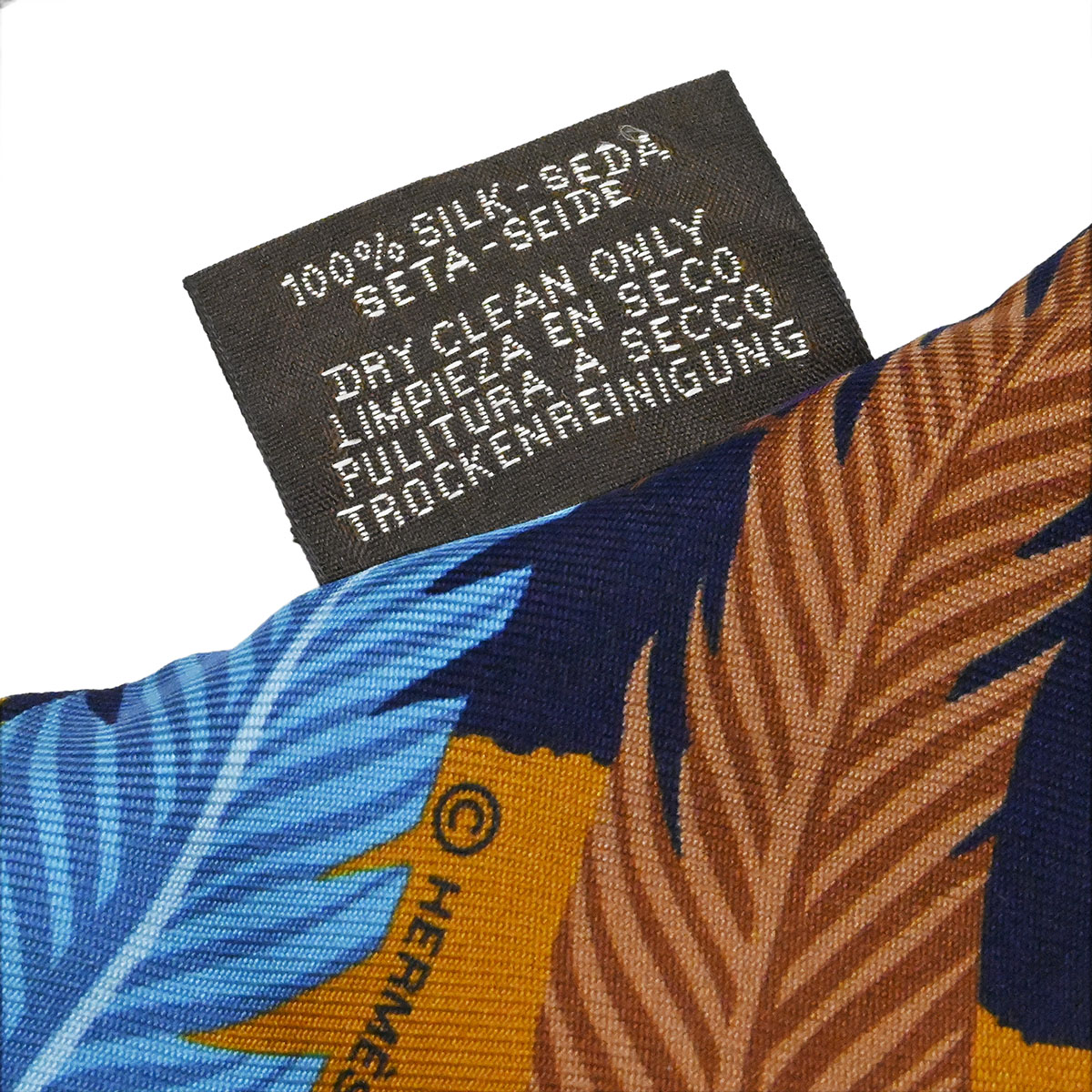 エルメス HERMES ツイリー シルクスカーフ Jaguar Quetzal ジャガー ケツァール 2018AW レディース  3953