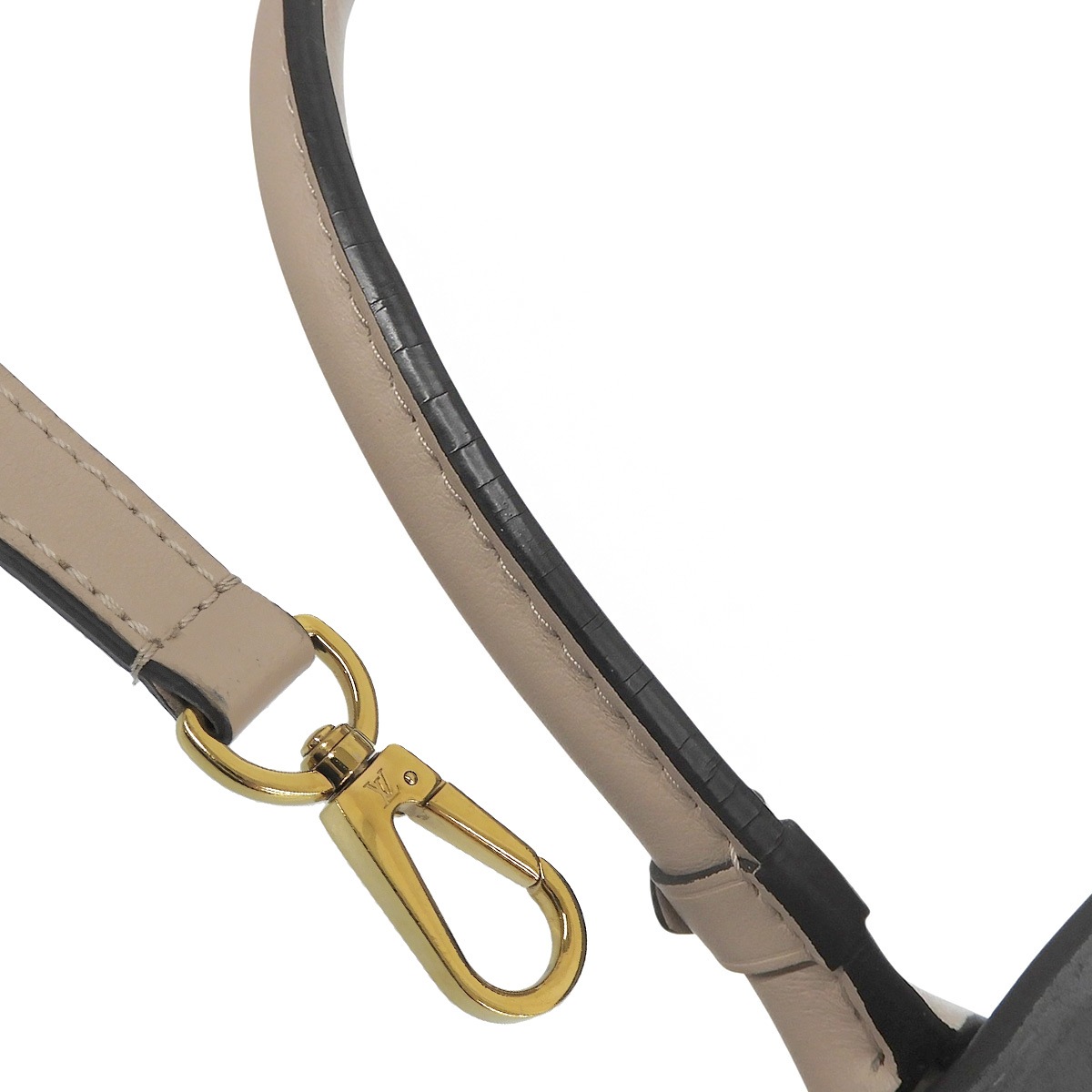 ルイヴィトン LOUIS VUITTON モノグラム オンマイサイドPM 2WAY ハンドバッグ ショルダー 斜め掛け モノグラム×レザー グレージュ M57729 4841