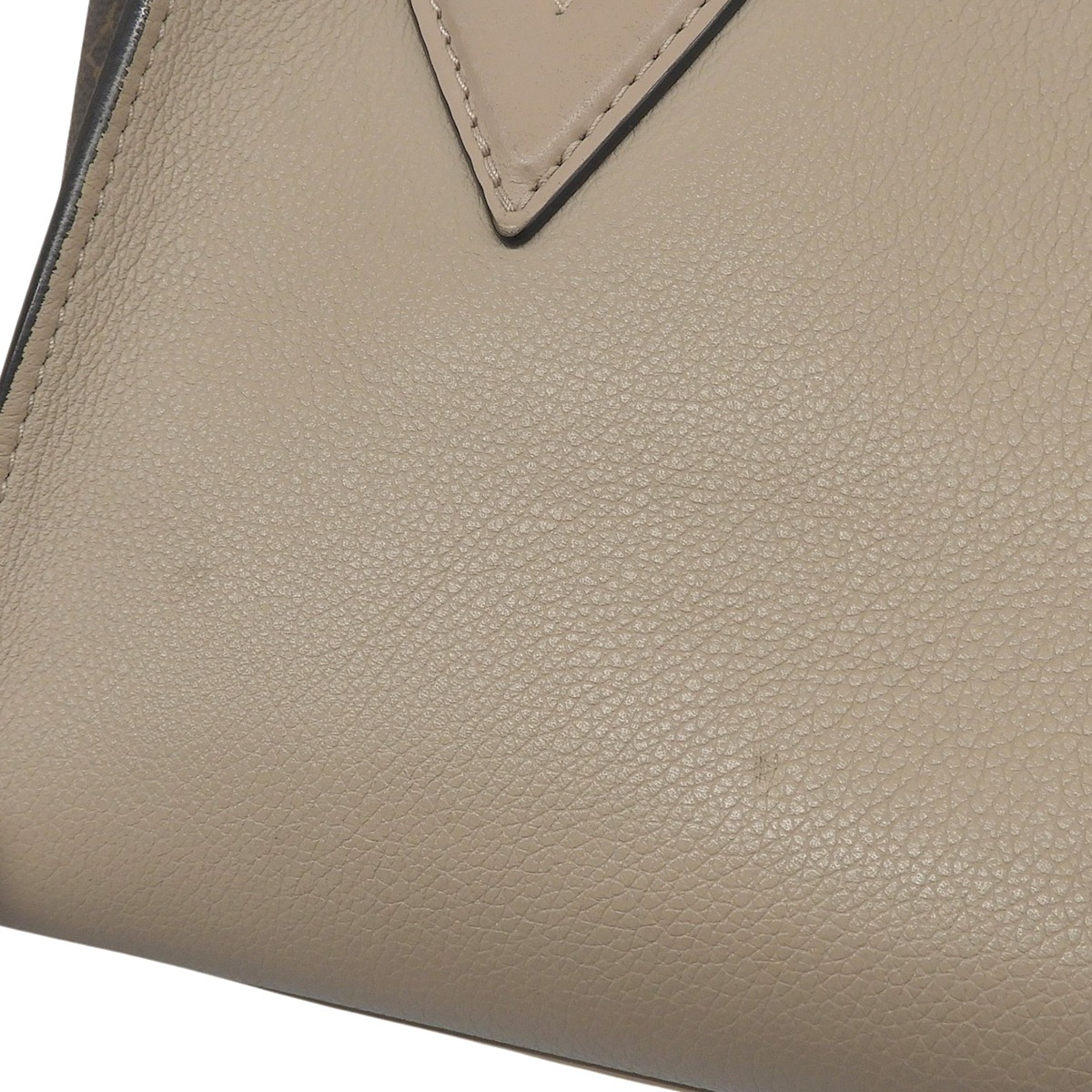 ルイヴィトン LOUIS VUITTON モノグラム オンマイサイドPM 2WAY ハンドバッグ ショルダー 斜め掛け モノグラム×レザー グレージュ M57729 4841