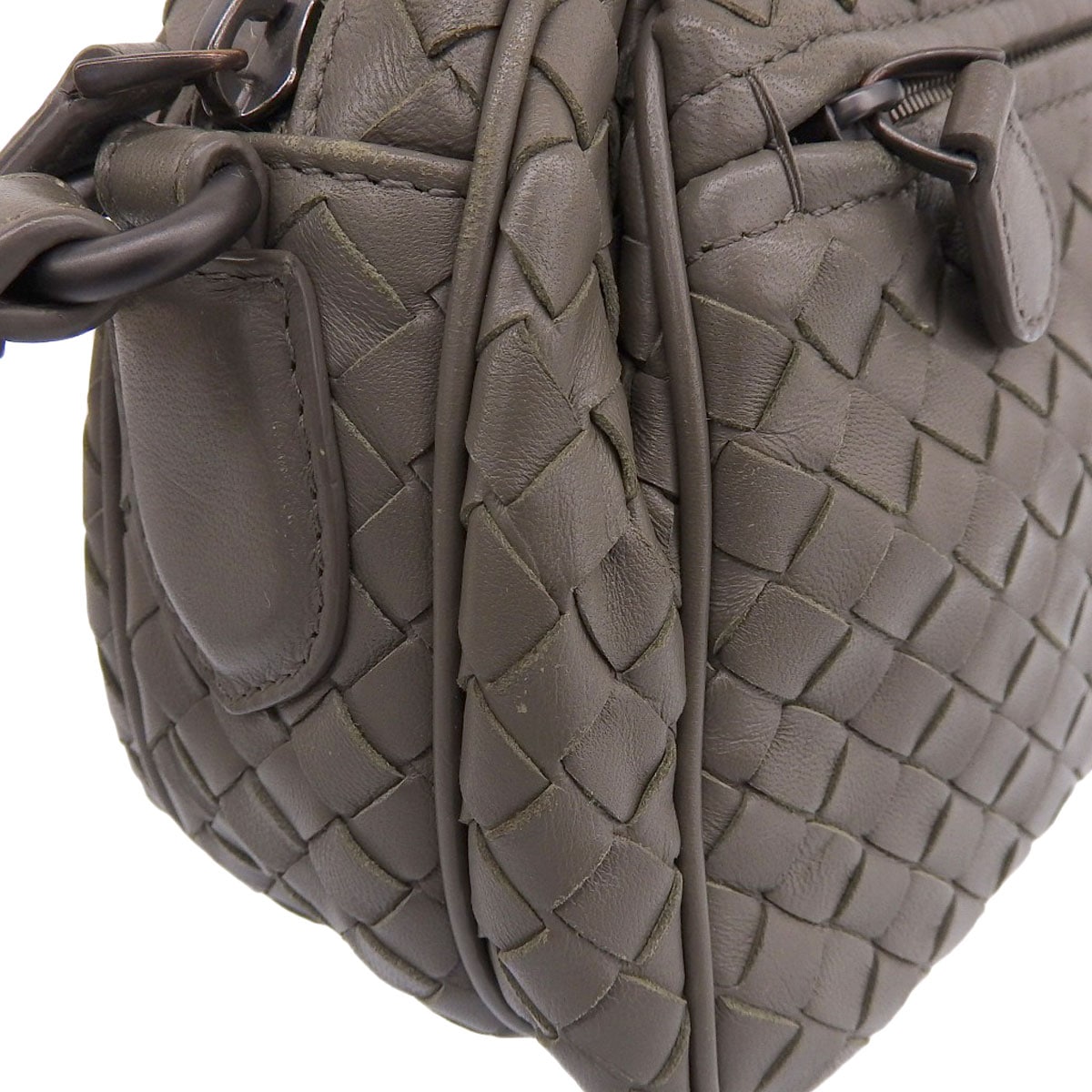 ボッテガヴェネタ BOTTEGA VENETA ショルダーバック レザー オリーブグリーン系 レディース  4022