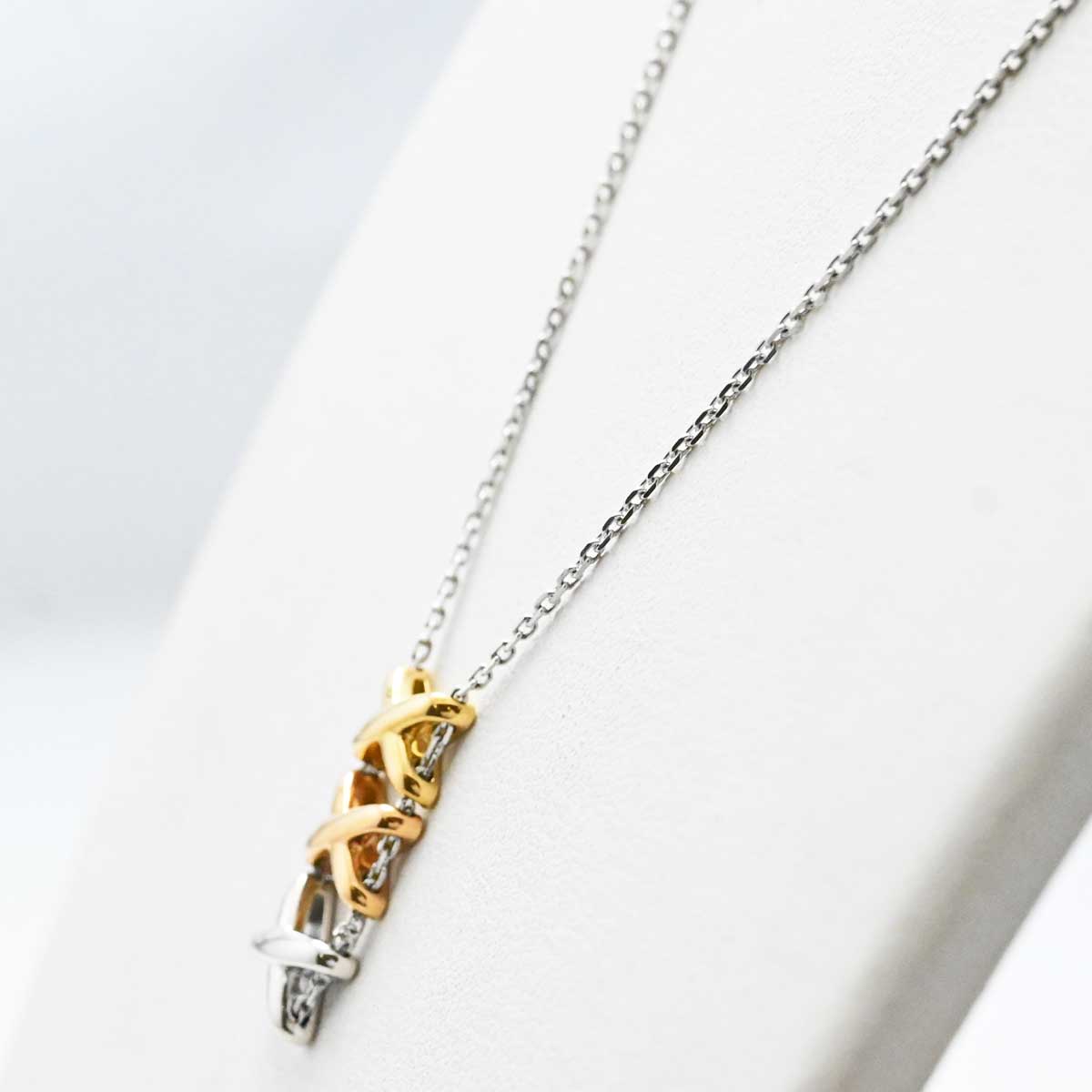 ショーメ CHAUMET 750YG 750WG 750PG イエローゴールド ホワイトゴールド ピンクゴールド リアンダムール ロング ネックレス  3442