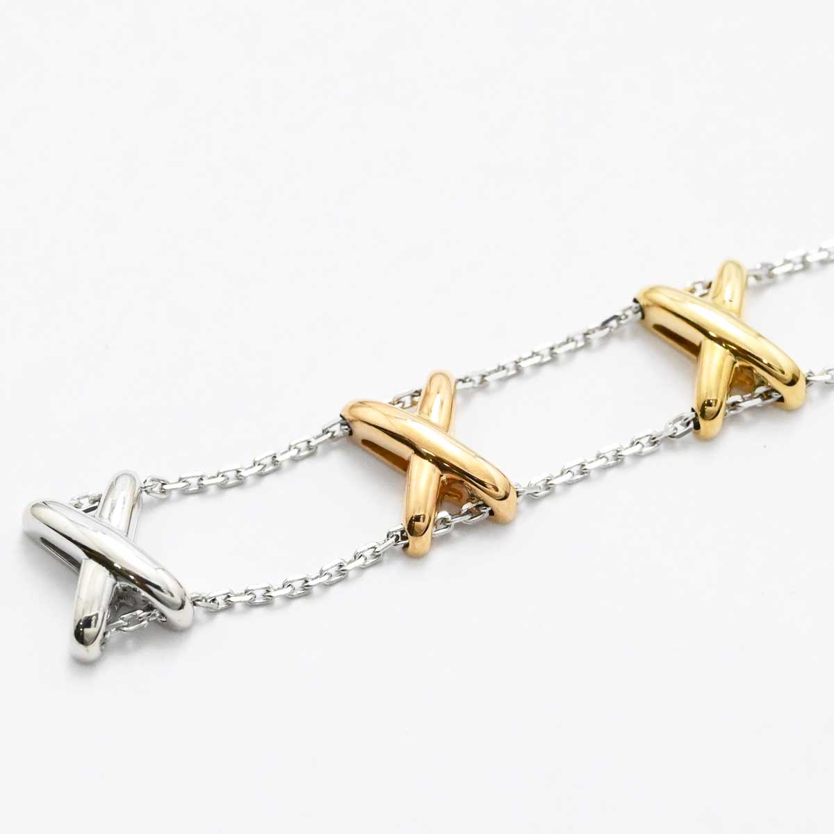 ショーメ CHAUMET 750YG 750WG 750PG イエローゴールド ホワイトゴールド ピンクゴールド リアンダムール ロング ネックレス  3442