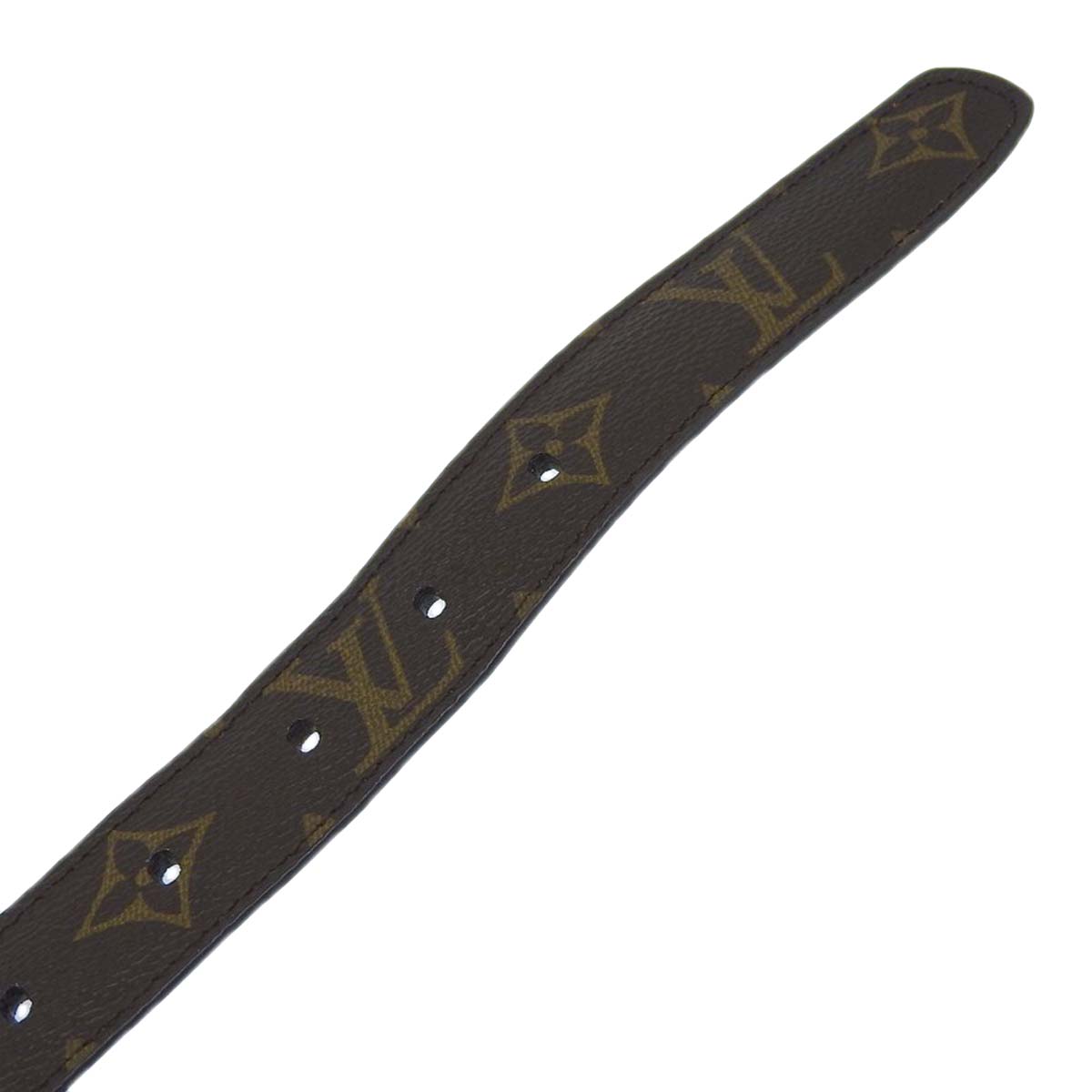 ルイヴィトン LOUIS VUITTON モノグラム サンチュール エリプス ベルト ゴールド金具 表記サイズ85 モノグラムキャンバス レディース M6919 4398