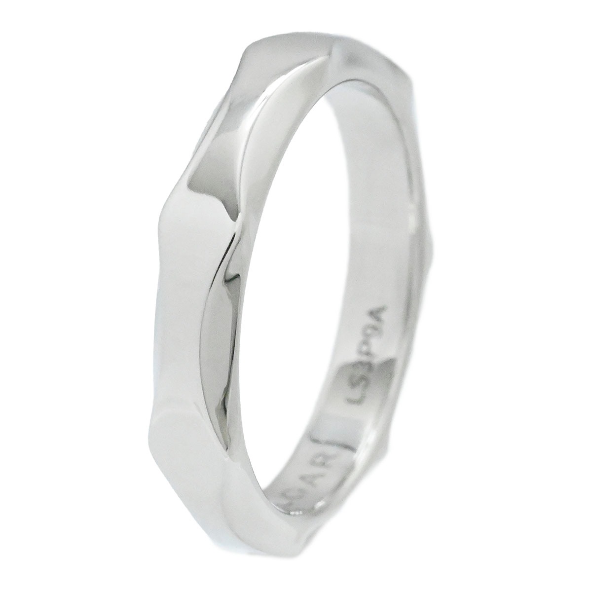 ブルガリ BVLGARI Pt950 プラチナ インフィニートリング バンドリング サイズ48 レディース  3891
