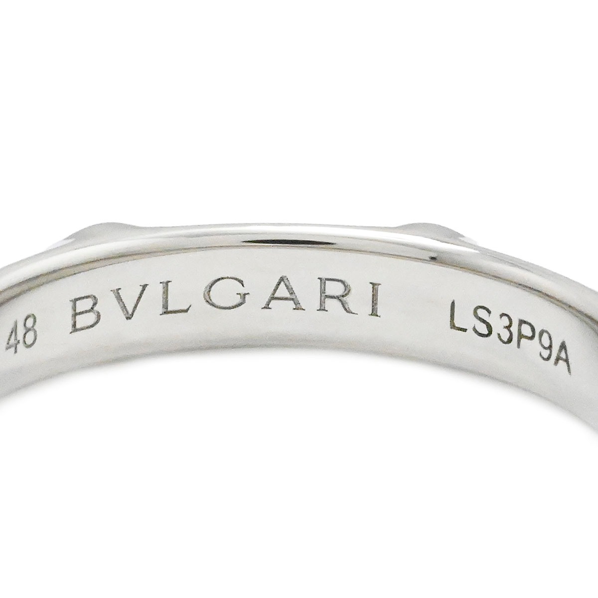 ブルガリ BVLGARI Pt950 プラチナ インフィニートリング バンドリング サイズ48 レディース  3891