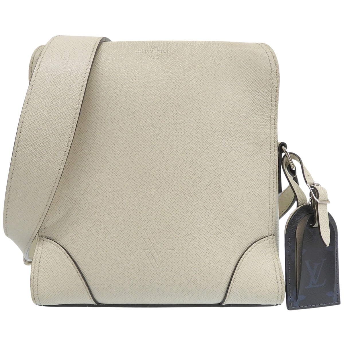 ルイヴィトン LOUIS VUITTON タイガ ニコライ メッセンジャーPM ショルダーバッグ ななめ掛け タイガ アイボリー メンズ M31066 4842