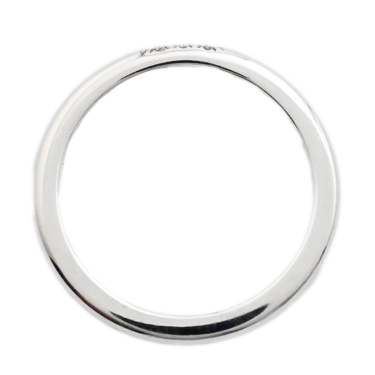 ティファニー TIFFANY & Co. PT950 プラチナ ダイヤ フォーエバーウェディング バンドリング 10号 レディース  3594