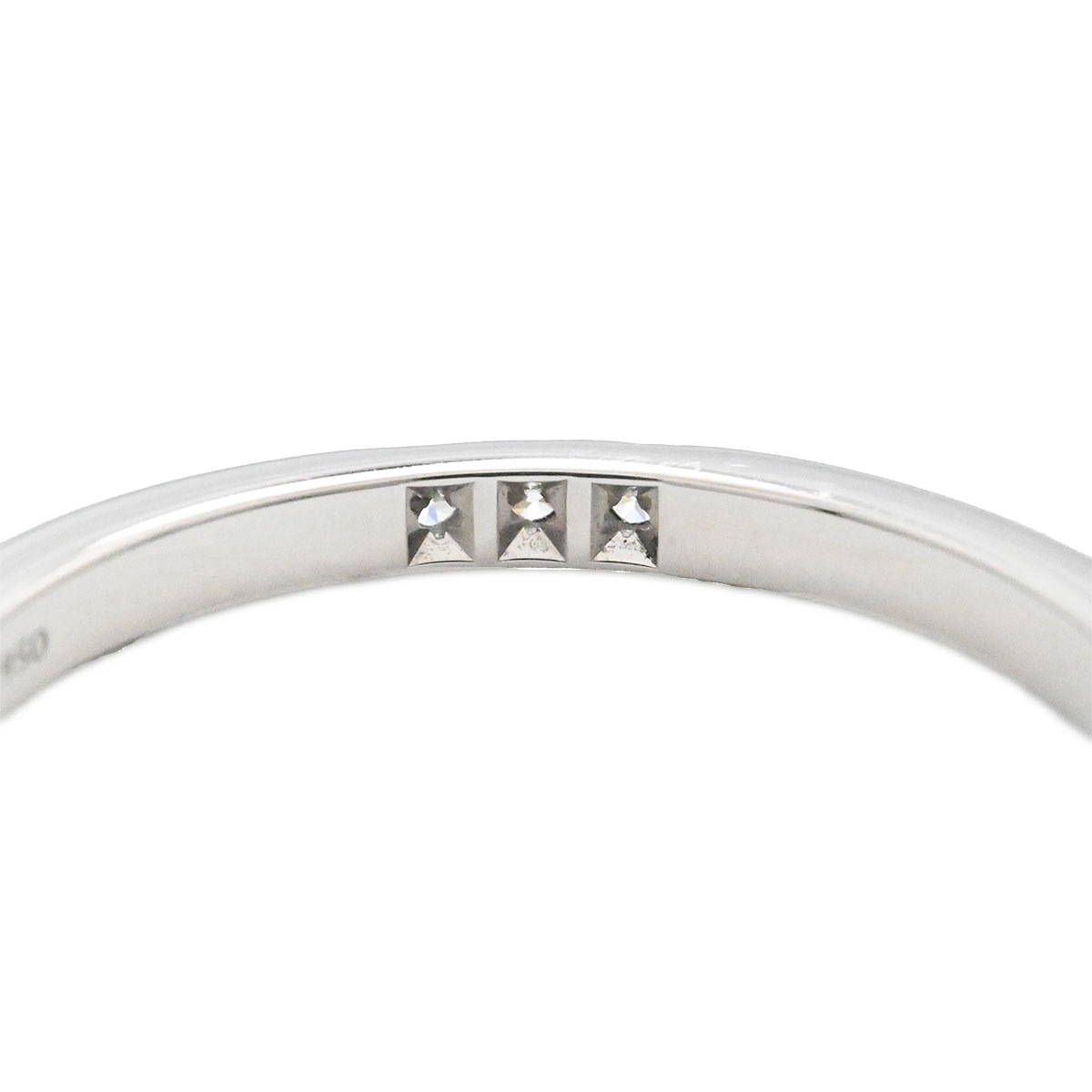 ティファニー TIFFANY & Co. PT950 プラチナ ダイヤ フォーエバーウェディング バンドリング 10号 レディース  3594