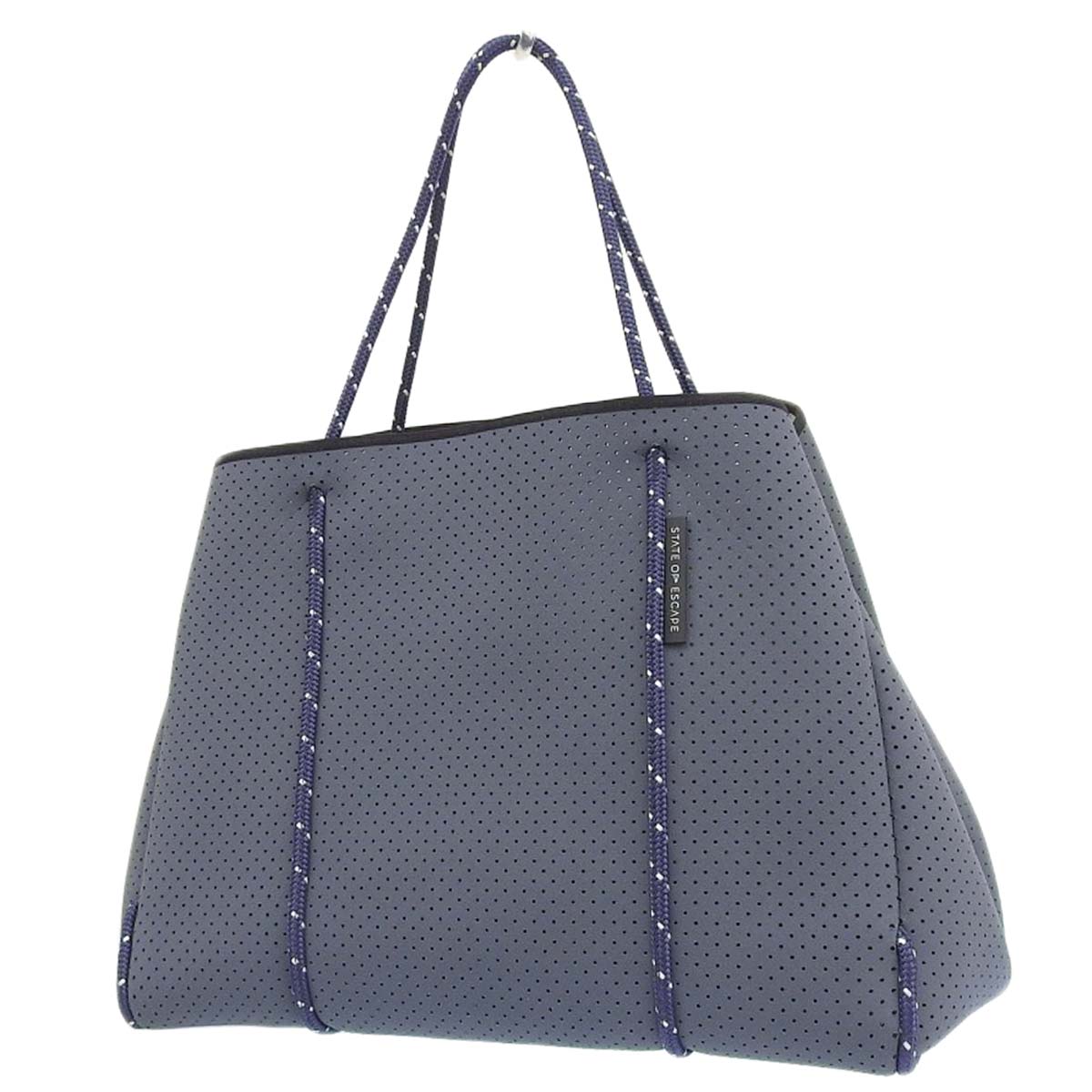 ステートオブエスケープ STATE OF ESCAPE トートバッグ ハンドバッグ マザーズバッグ ネオプレン チャコールグレー レディース 4400