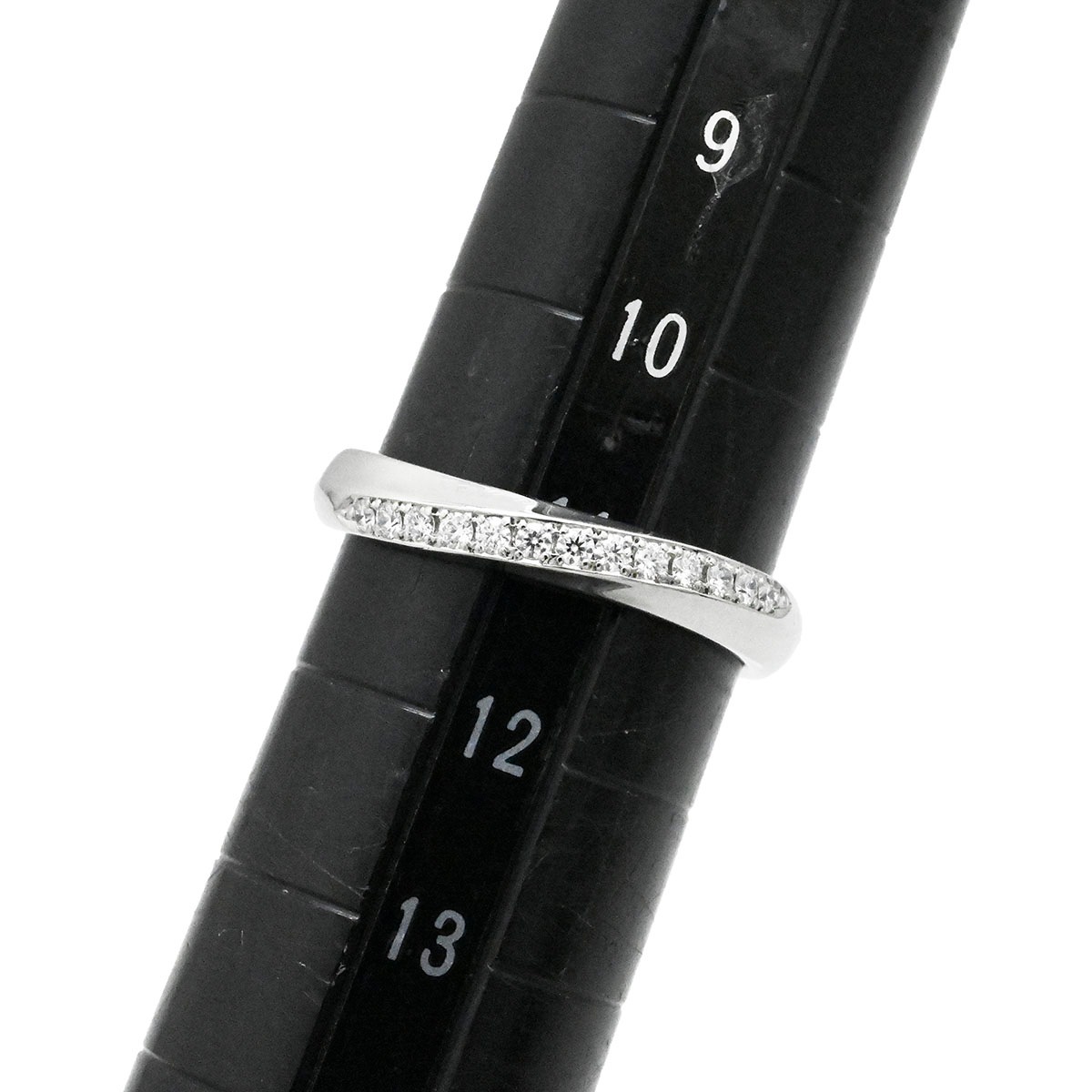 ニワカ 俄 NIWAKA PT950 プラチナ ダイヤ0.12ct リング 11号 レディース  3729