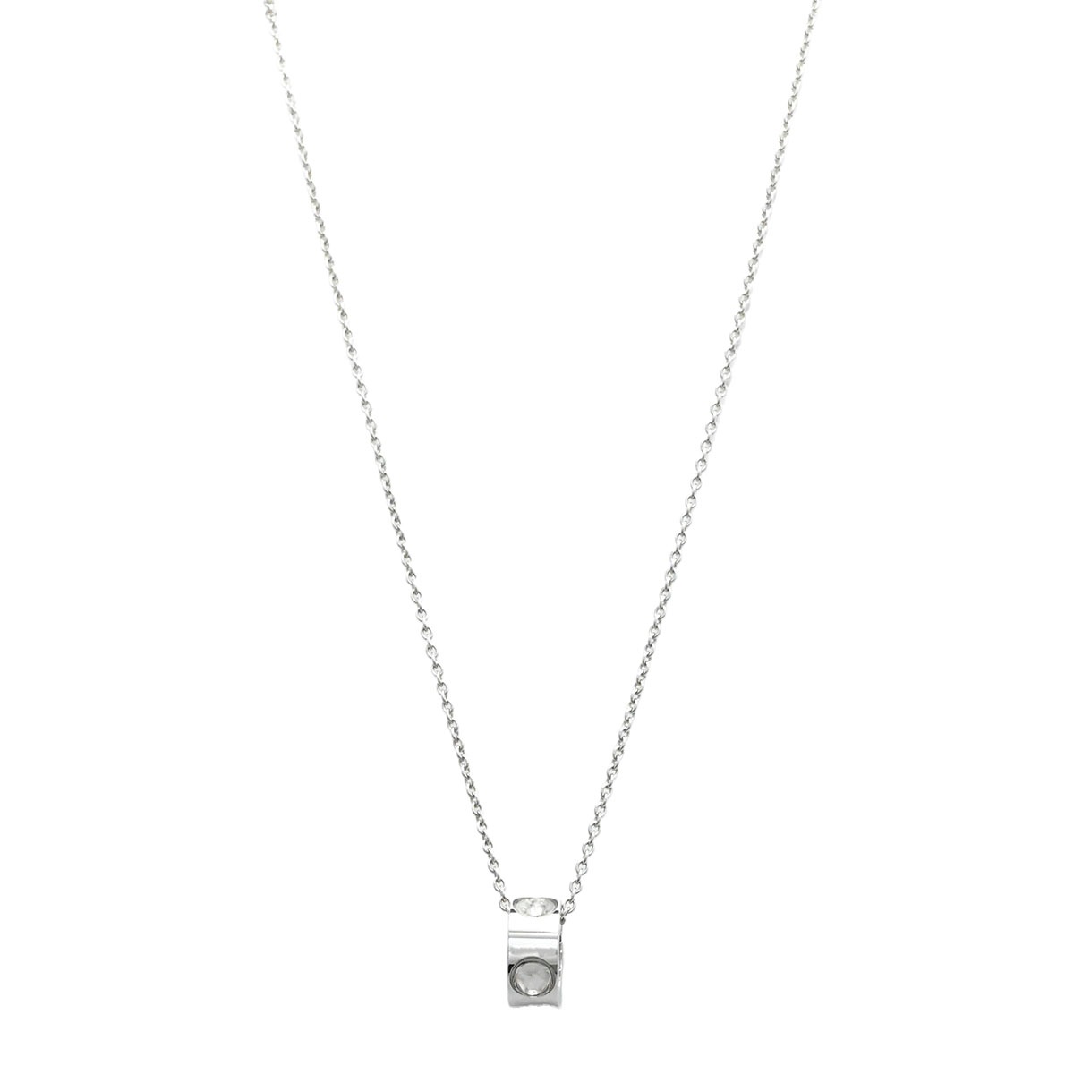 ルイヴィトン LOUIS VUITTON 750WG K18GW ホワイトゴールド パンダンティフアンプラント ネックス  3894