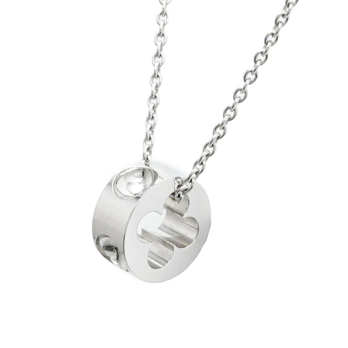 ルイヴィトン LOUIS VUITTON 750WG K18GW ホワイトゴールド パンダンティフアンプラント ネックス  3894