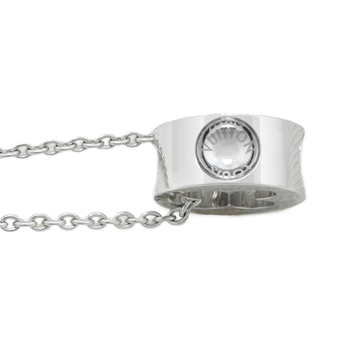 ルイヴィトン LOUIS VUITTON 750WG K18GW ホワイトゴールド パンダンティフアンプラント ネックス  3894