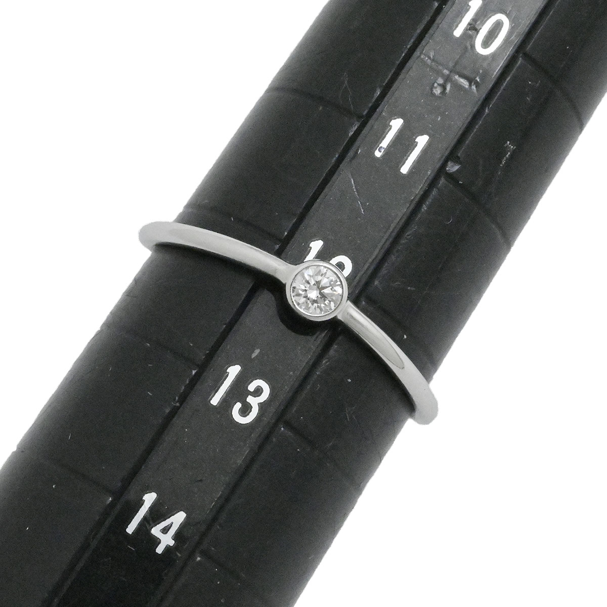 ティファニー TIFFANY & Co. PT950 プラチナ ウェーブ シングルロウ