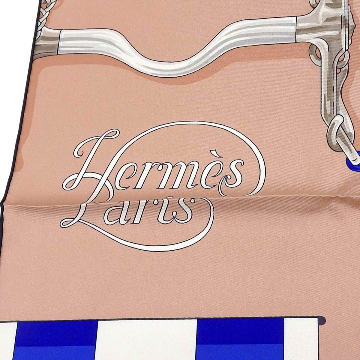 エルメス HERMES カレ90 Grand Manege 大調教術 スカーフ シルク