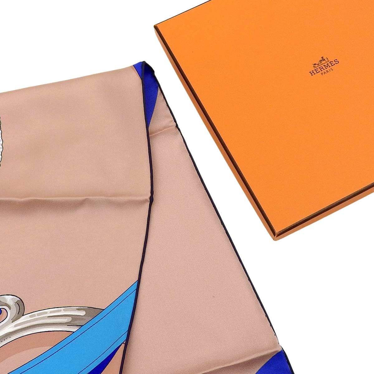 エルメス HERMES カレ90 Grand Manege 大調教術 スカーフ シルク
