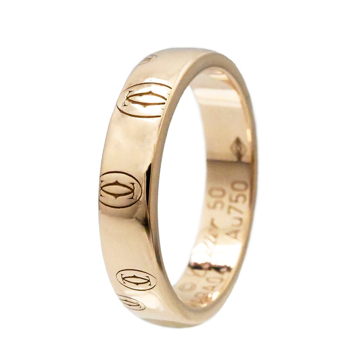 カルティエ CARTIER 750PG ピンクゴールド ハッピーバースデー リング