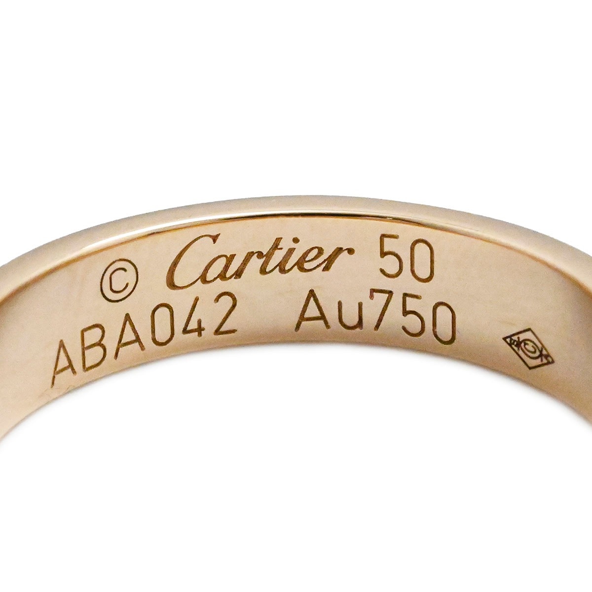 カルティエ CARTIER 750PG ピンクゴールド ハッピーバースデー リング