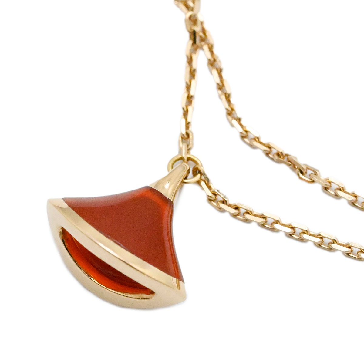 ブルガリ BVLGARI 750PG K18PG ピンクゴールド ディヴァドリーム カーネリアン ブレスレット SM レディース  3895