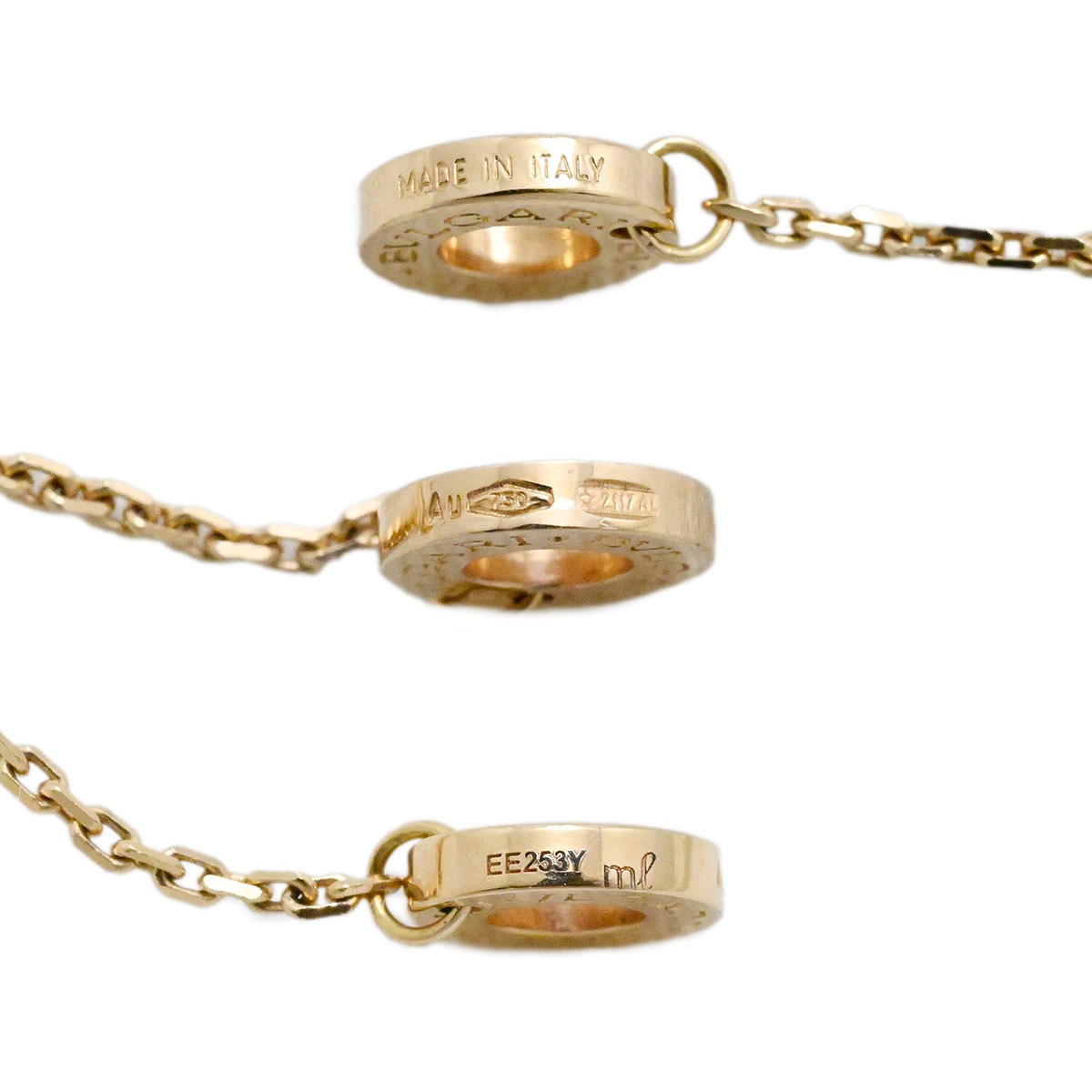 ブルガリ BVLGARI 750PG K18PG ピンクゴールド ディヴァドリーム カーネリアン ブレスレット SM レディース  3895
