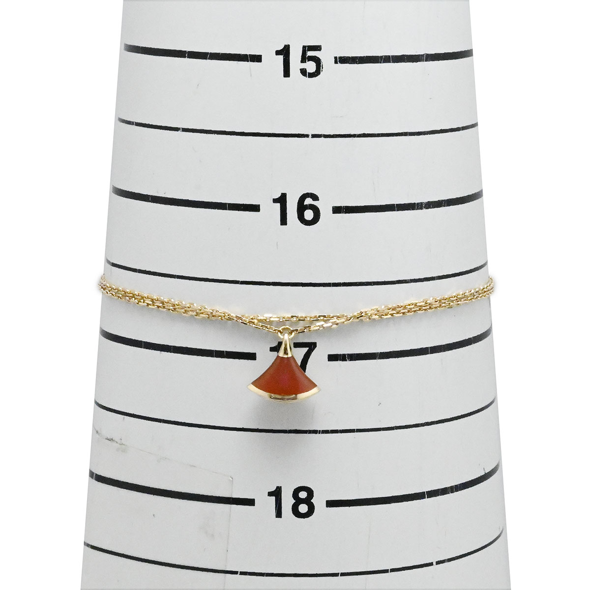 ブルガリ BVLGARI 750PG K18PG ピンクゴールド ディヴァドリーム カーネリアン ブレスレット SM レディース  3895
