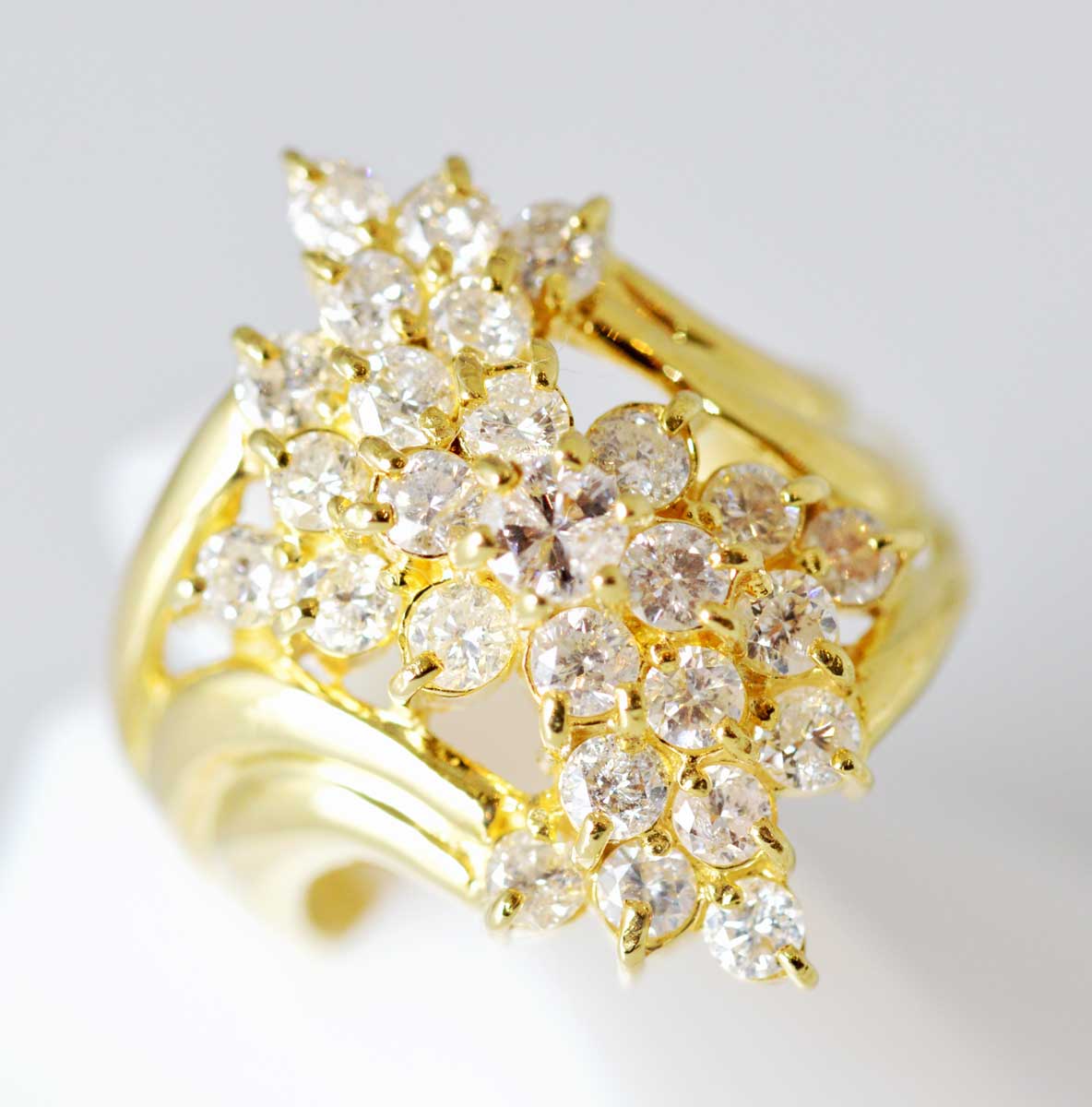 ジュエリー ノンブランド K18イエローゴールド ダイヤ1.50ｃｔ リング 12号 レディース ノンブランドジュエリー 6191