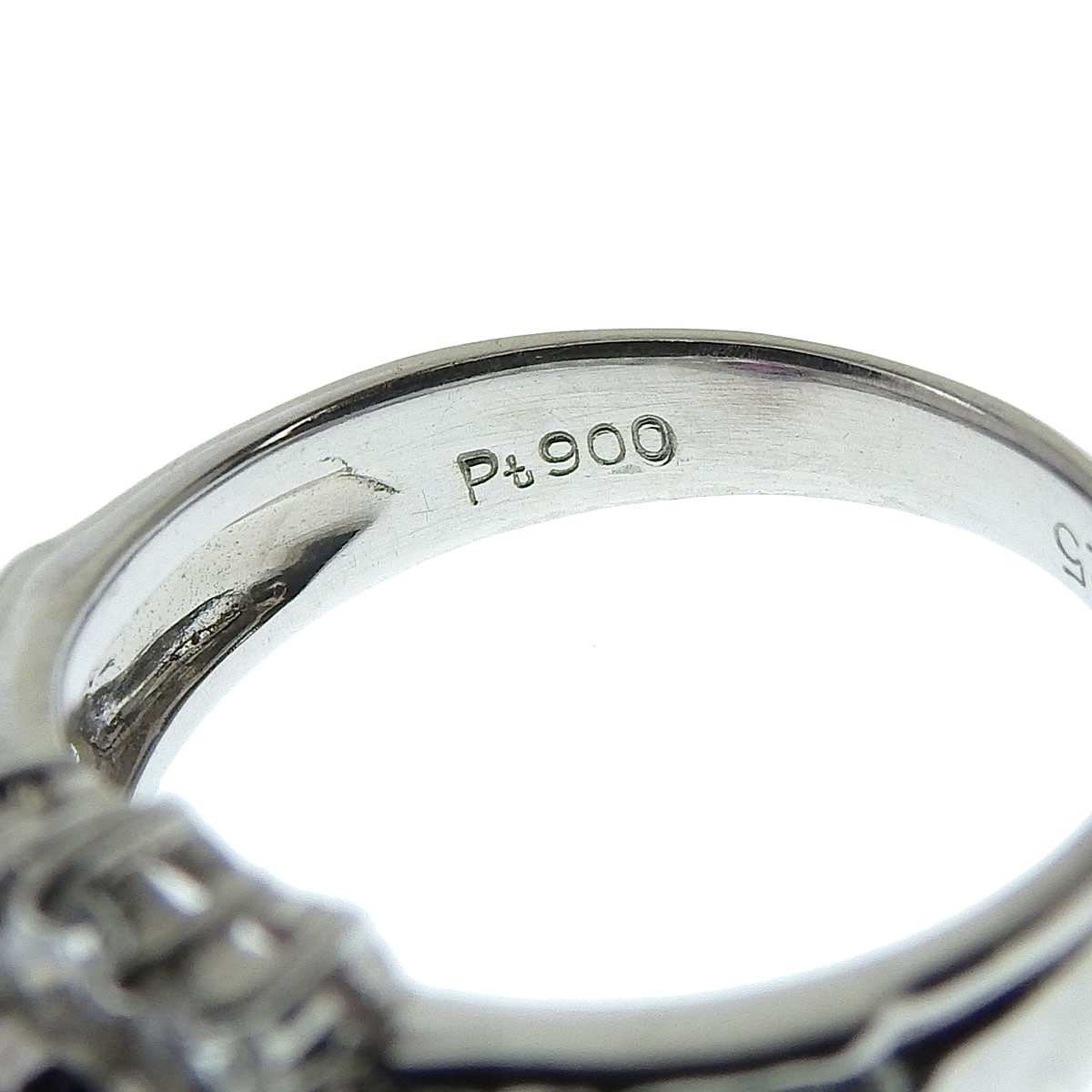 Pt900 プラチナ ルビー0.58ct ダイヤモンド1.25ct リング 指輪 10.5号 レディース 4085
