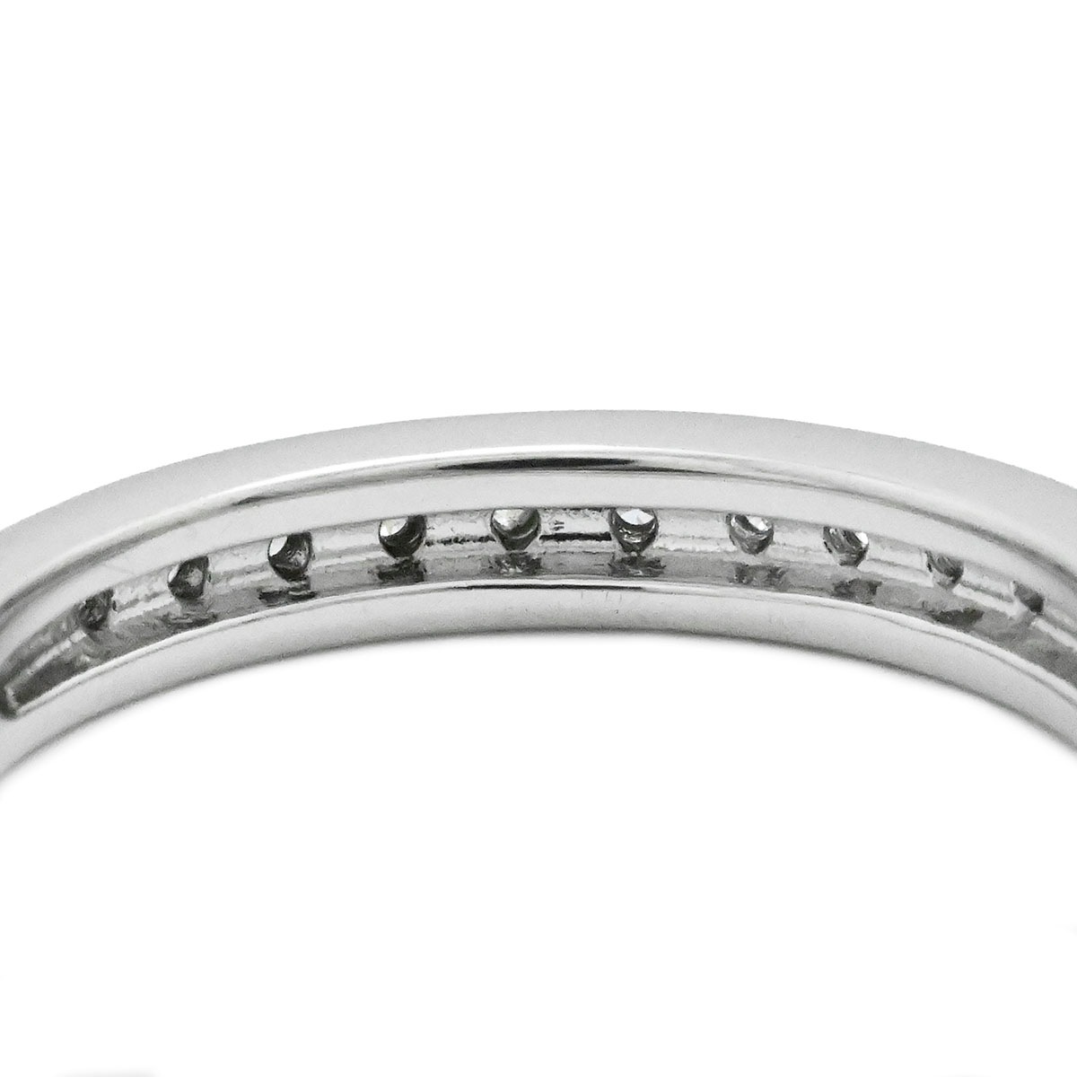 ポンテヴェキオ PONTE VECCHIO K18WG ホワイトゴールド ダイヤ0.10ct リング 9号 レディース  3731