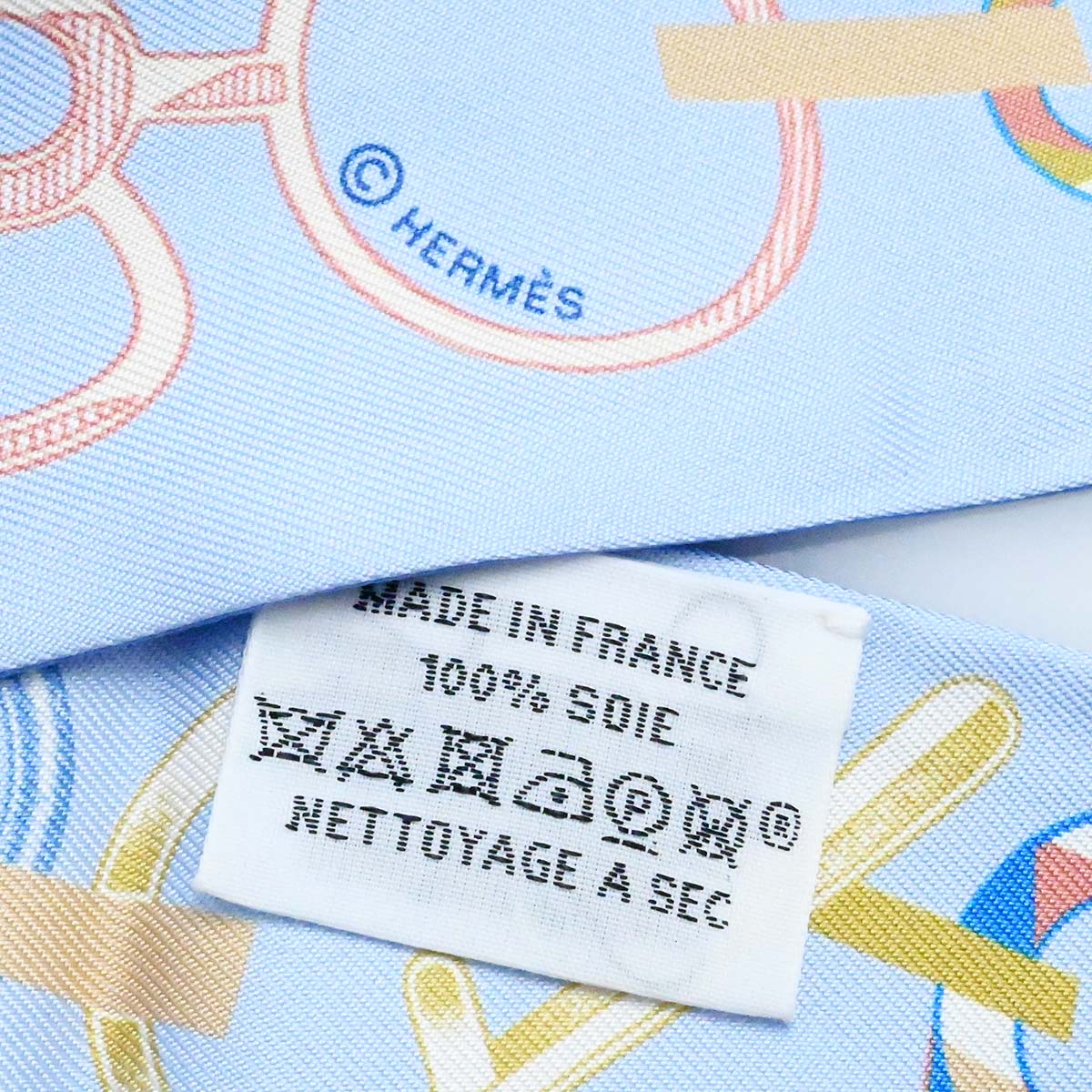 エルメス HERMES ツイリー シルク スカーフ ドゥ・レ・ブックル Do re Boucles レディース  3605