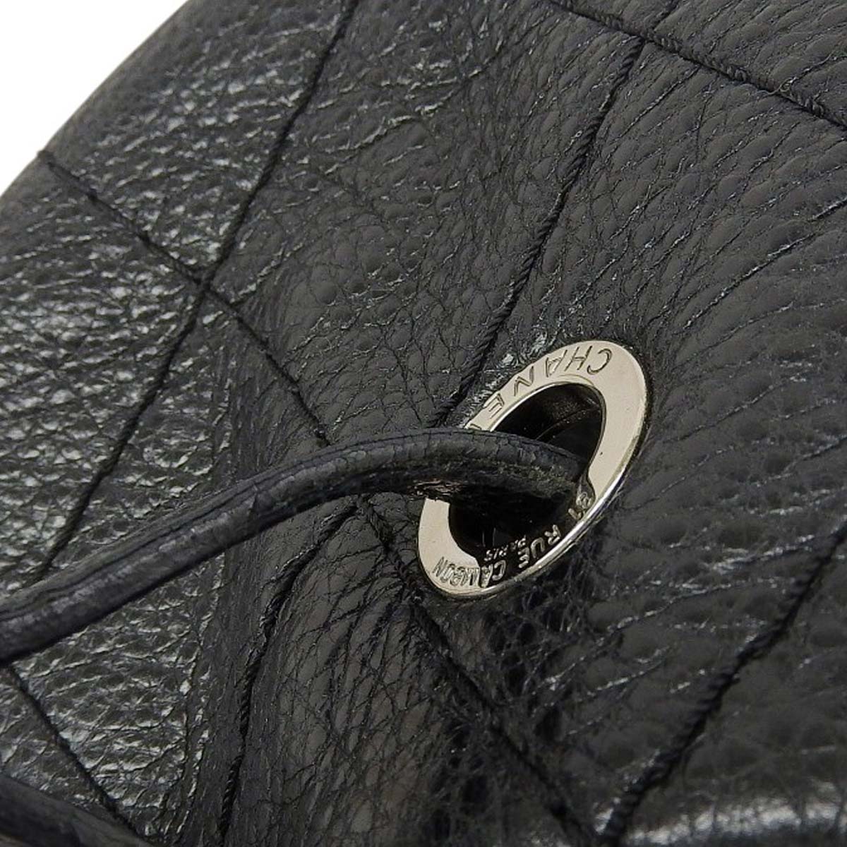 シャネル CHANEL オンザロード トートバッグ ココマーク レザー ブラック レディース 13番台 4615