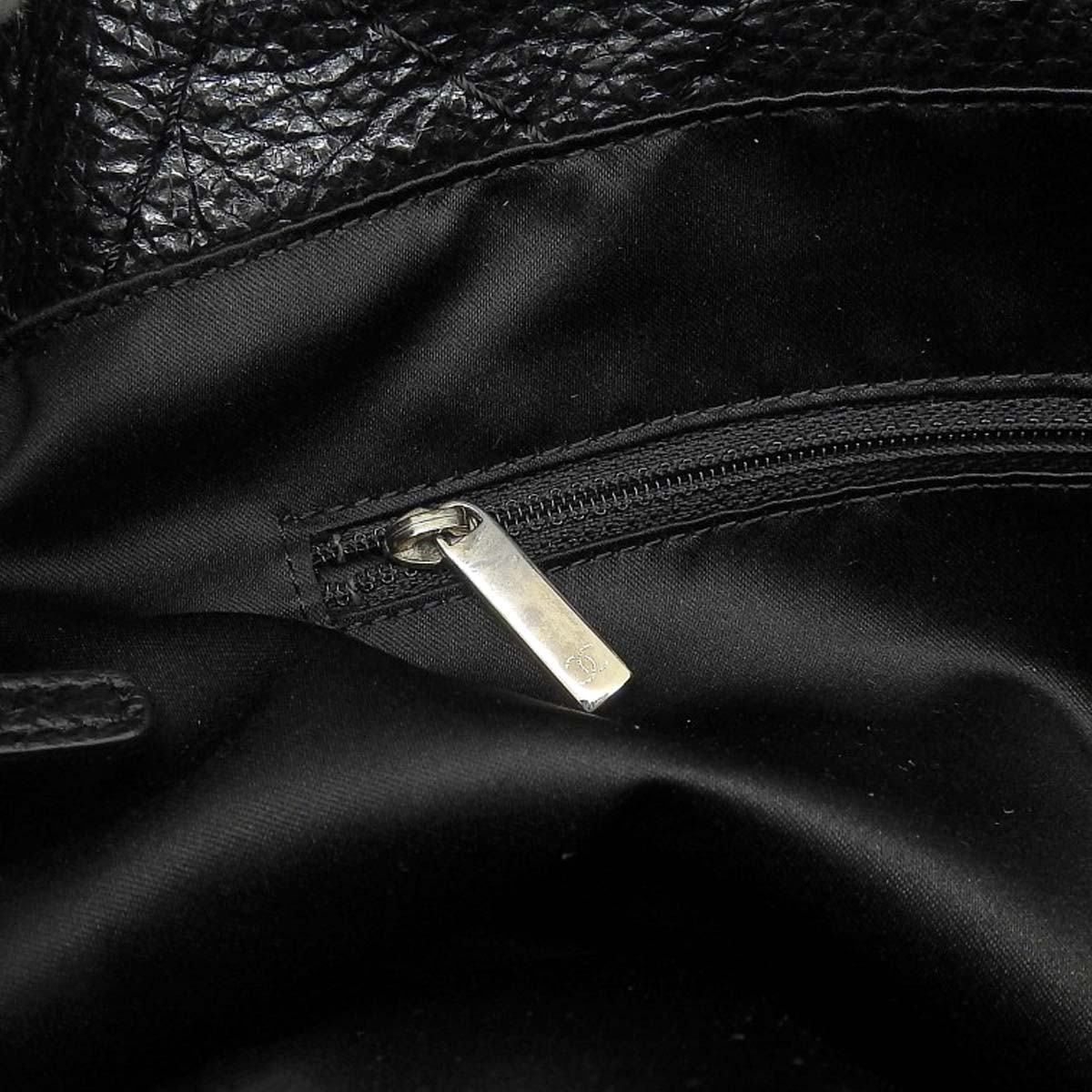 シャネル CHANEL オンザロード トートバッグ ココマーク レザー ブラック レディース 13番台 4615