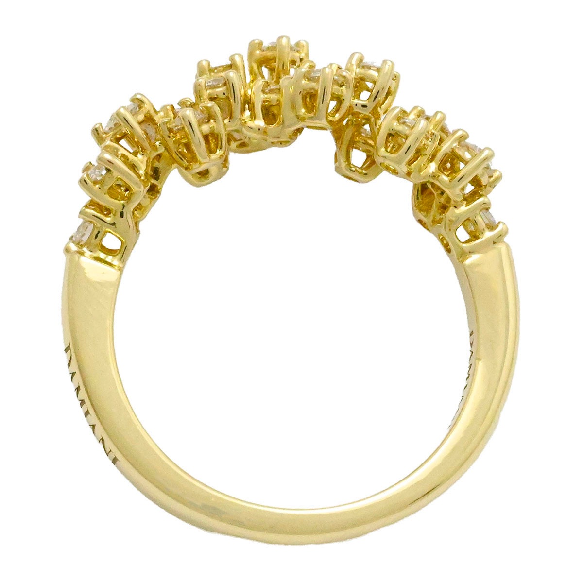 ダミアーニ DAMIANI 750YG K18YG イエローゴールド ミモザ ダイヤ リング サイズ9号 レディース  3963
