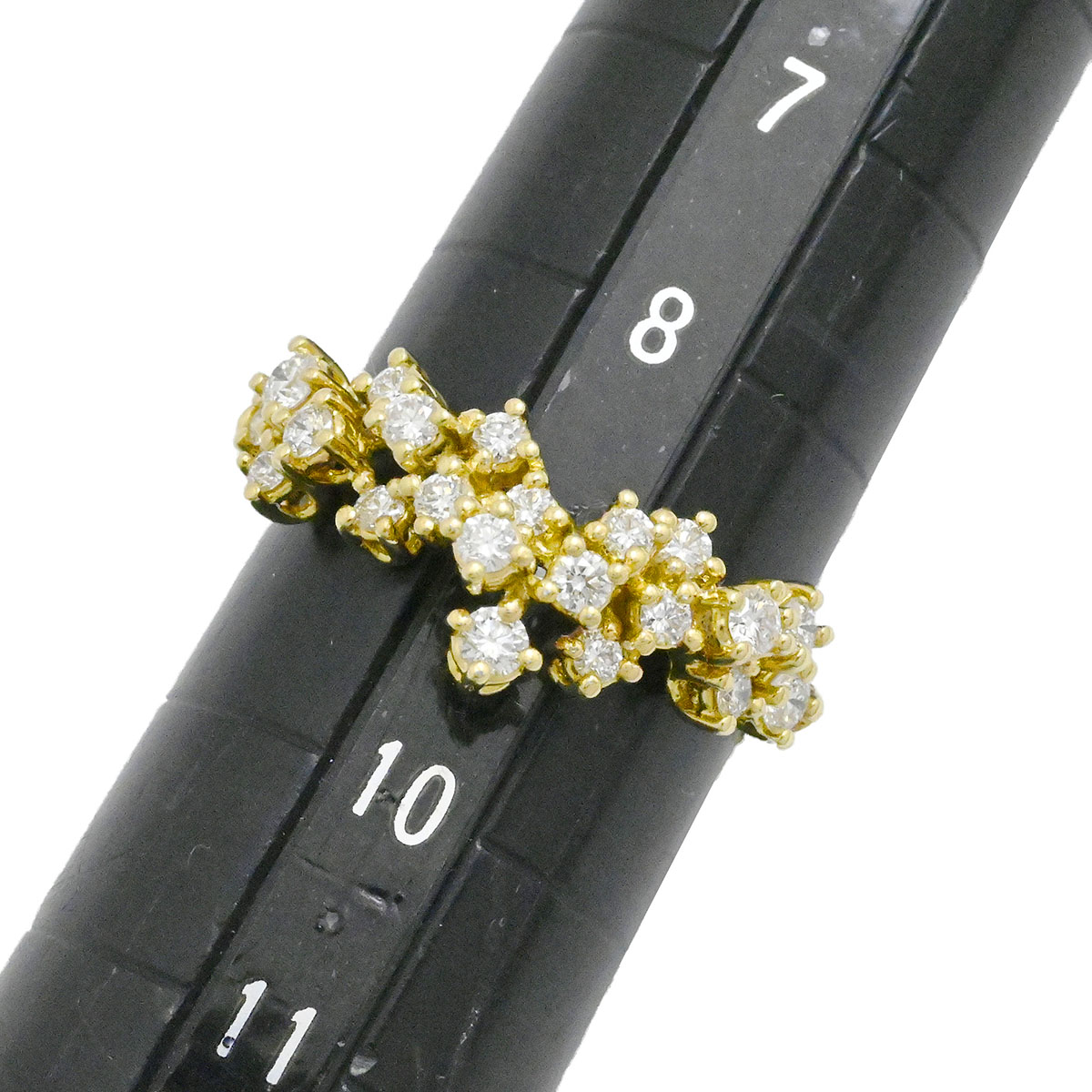 ※断捨離中※さま専用　ダミアーニ　ミモザ　リング　K18YG ダイヤ　53 ダミアーニ DAMIANI 750YG K18YG イエローゴールド ミモザ ダイヤ